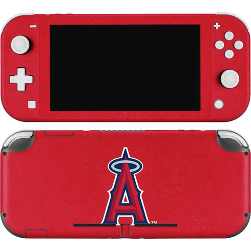 MLB Los Angeles Angels - Solid Distressed Nintendo Switch Lite Skin